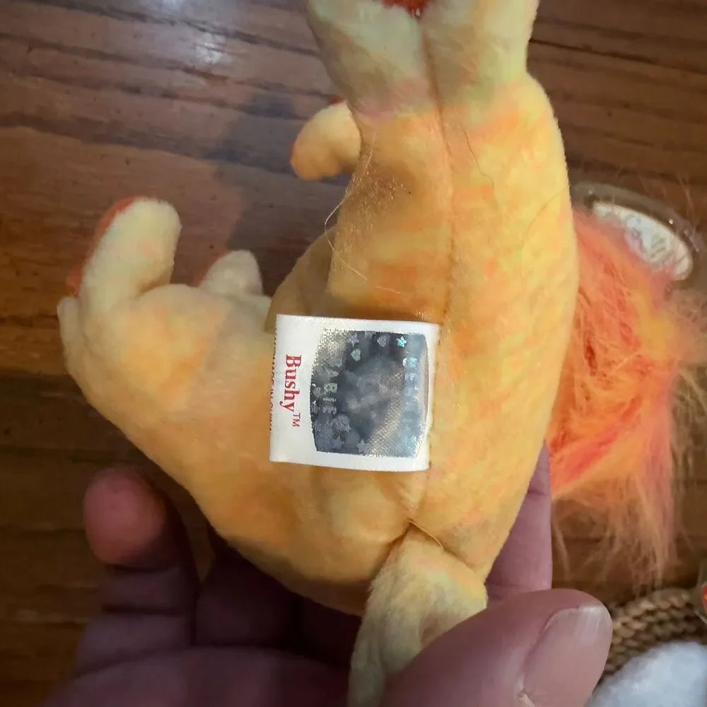 Ty Beanie Babies Lot of 4 BB Bear Bushy Fleece Mystic MWMT Plush Tags